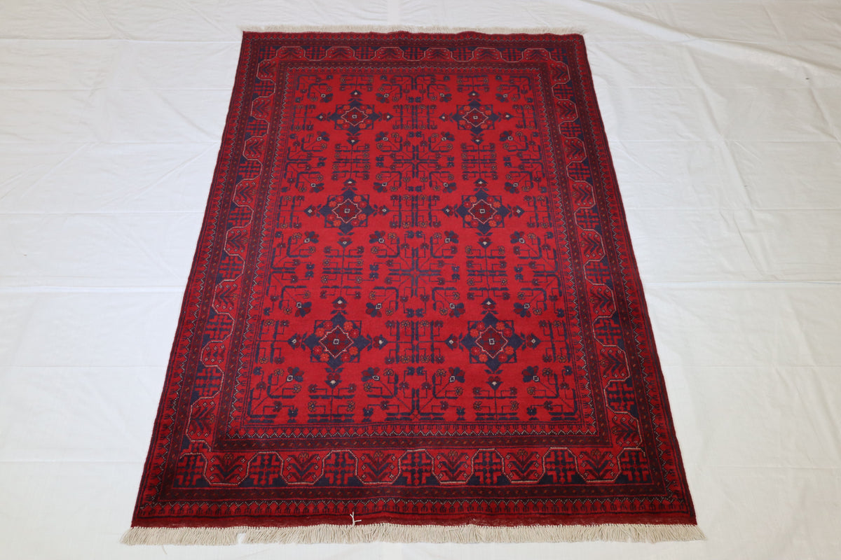 Mashadi Rug, Khal Mohammadi Rug, Tribal Rug, Red Oriental Rug