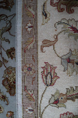 Silk Flower Rug, Persian Rug, Colorful Rug, Hand Knotted Indian Rug