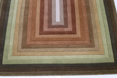 Hand Tufted Rug, Multicolor Rug, Indian Rug