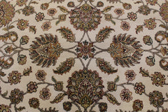 Jaipur Rug, Oriental Rug, Knotted Rugs, Ivory Rug, 9x13 Area Rugs 