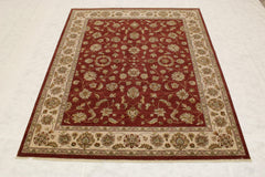 Agra Rug, Geometric Rug, Natural Dyes Rug, Rug Size For King Bed