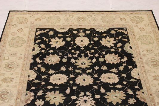  Oushak Rugs, Hand Knotted Wool Rug, Peshawar Rug, Oriental Rug, Rugs For Office