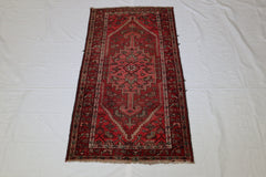 Persian Rug, 3x6 Area Rug, Hand Knotted Wool Rug