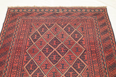 Tribal Rug, Afghani Rug, Hand Knotted Rug, 5x6 Area Rug