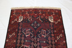 Baluch Rug, Tribal Rug, 4x6 Area Rug, Hand Knotted Rug