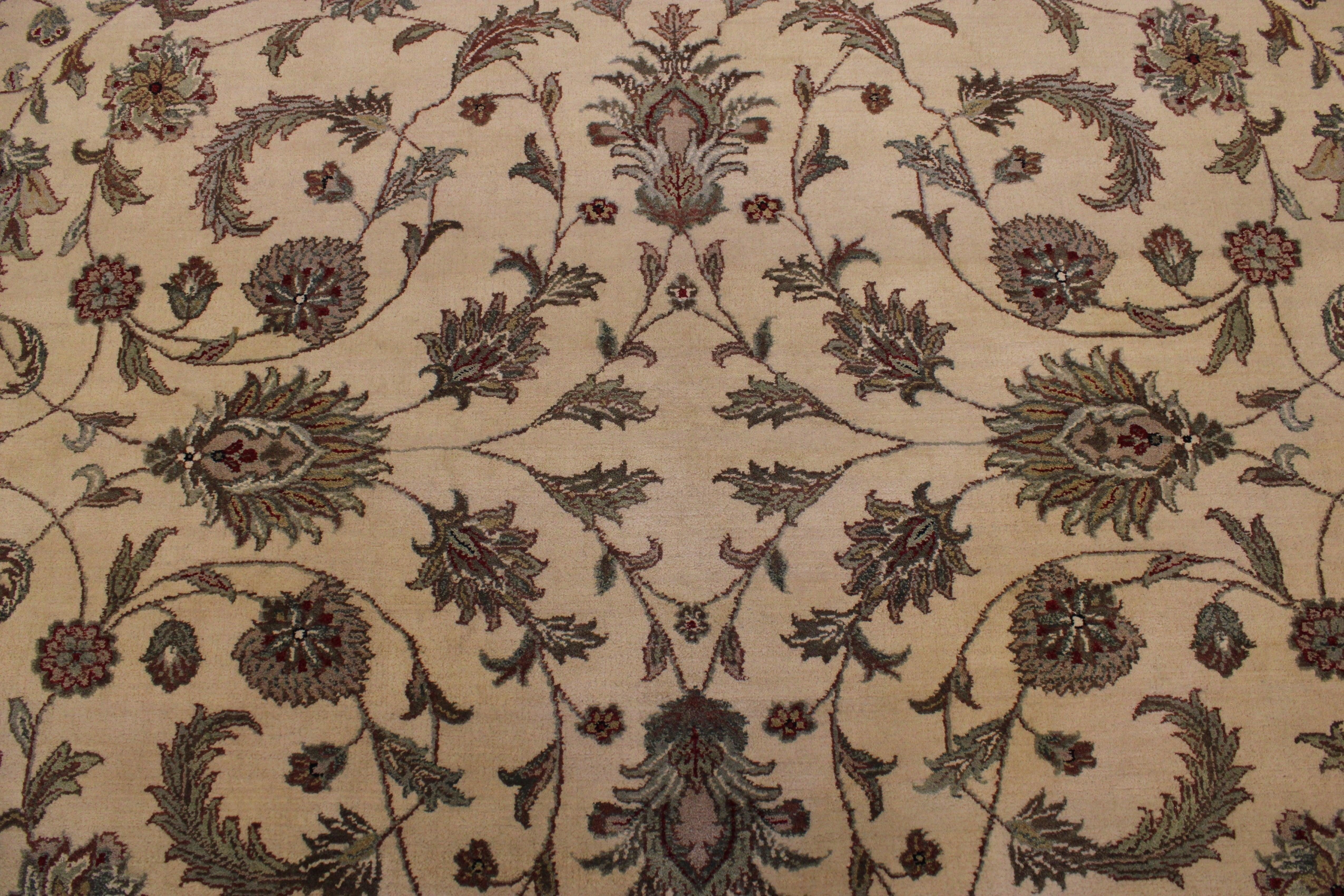 Authentic Persian Rugs, Hand Knotted Wool Rug, 8x11 Rugs, Foyer Rug 