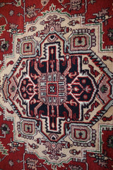 Serapi Rug, Round Rug, Indian Rug, Colorful Rug, 6x6 Rug
