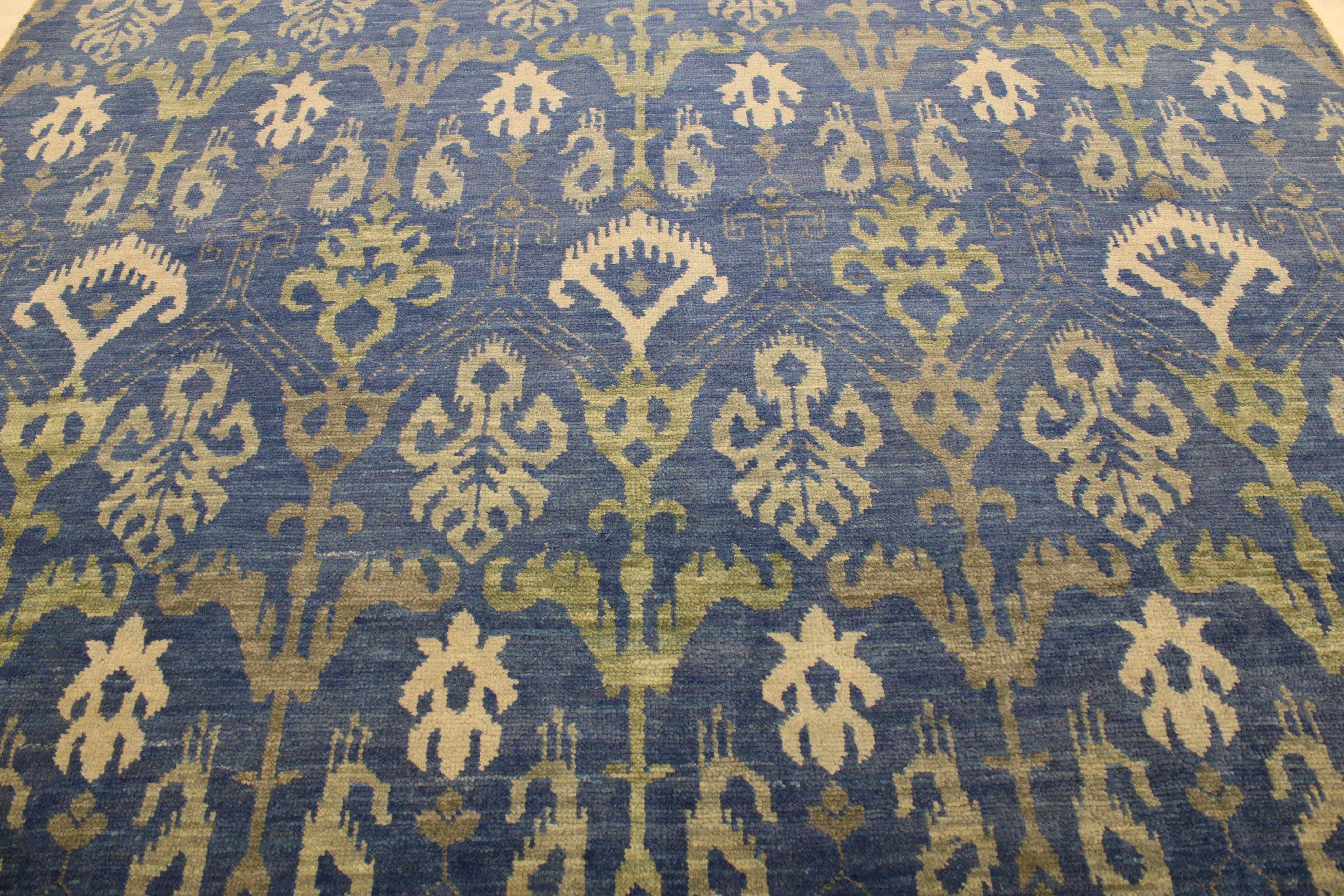 Oushak Ganga Rug, Hand Knotted Rug, Rug Decor, Indian Rugs For Sale 
