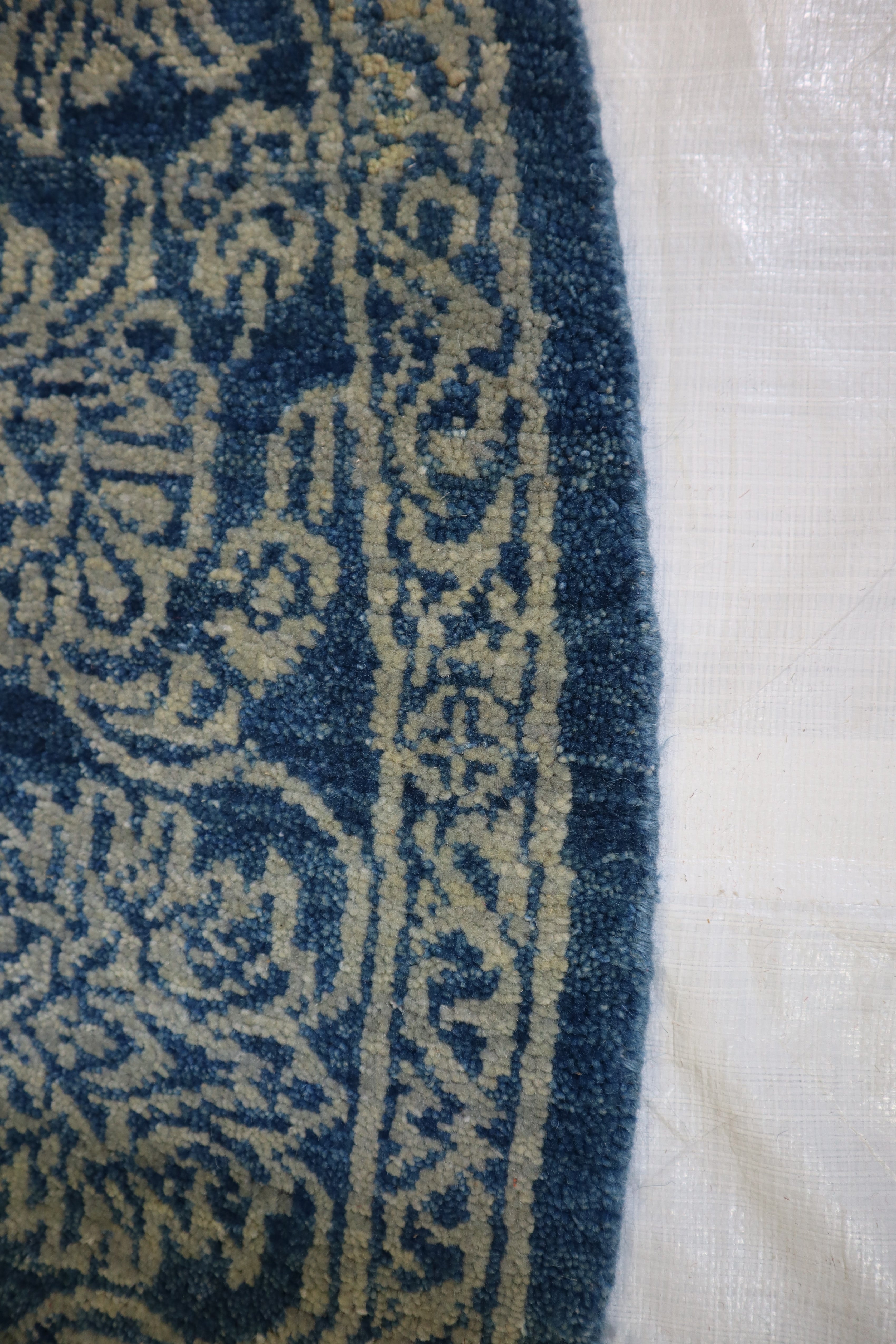 Oriental Rug, Round Rug, Oushak Design Rug, Indian Round Rug