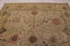  Antique Rug, Oushak Rug, Geometric Rug, How Big Is 8x10, Area Rugs 