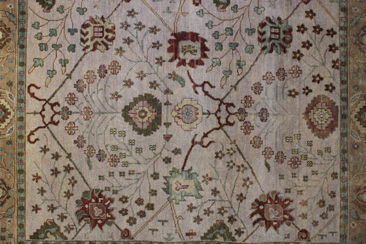 Antique Rug, Afghan Rugs, Oushak Rug, Geometric Rugs, 8x10 Rug 