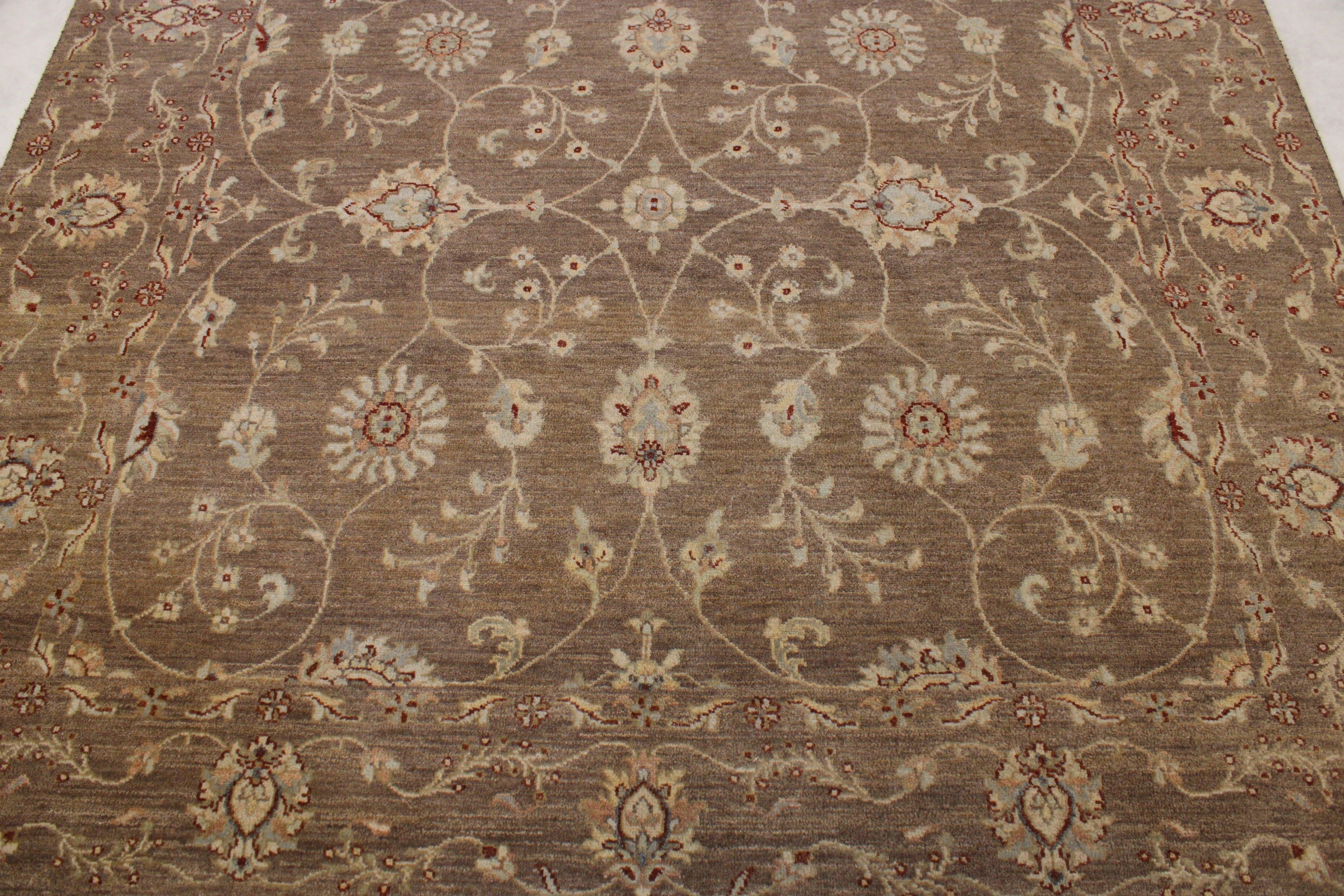6'1" x 6'1" ft. Khotan Hand Knotted Rug