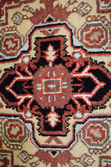 Serapi Rug, Persian Rug, Hand Knotted Round Rug, Wool Rug
