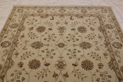 Oushak Rugs, Colorful Area Rugs, Knotted Rugs, India Rugs, 6x6 Rug  