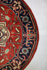 Serapi Rug, Colorful Rug, Round Rug, Types Of Persian Rugs