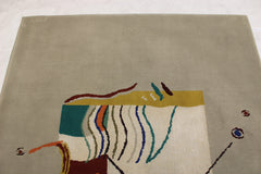 5'2" x 7'6" ft. Handmade Area Rug