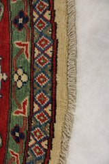 Kazak Rugs, Round Rug, Multicolored Area Rugs, Afghanistan Rugs For Sale