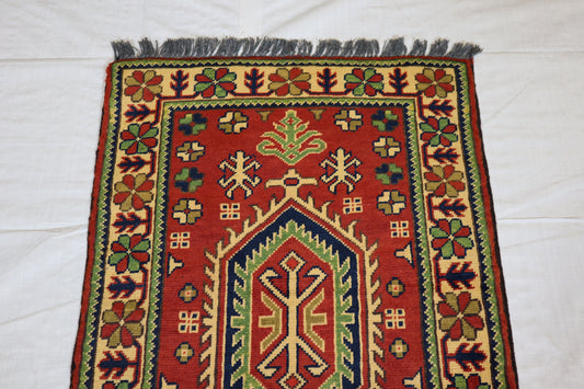Afghan Kargahi Rug, Traditional Rug, Hand Knotted Rug