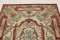 Tapestry Rug, Needlepoint Rug, Colorful Area Rugs, 5x7 Rugs, Bedroom Rugs