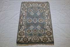 Oushak Rug, Indian Rug, Wool Oriental Rug, 2x3 Area Rug