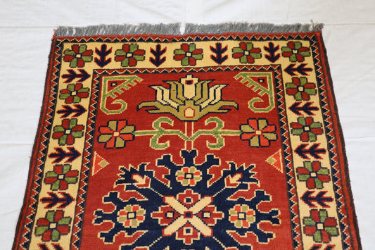Afghan Kargahi Rug, Turkman Rug, Oriental Wool Rug