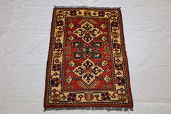 Oriental Rug, Afghan Kargahi Rug, Turkman Rug