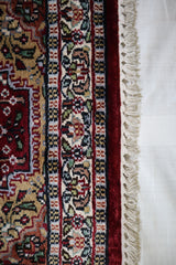 Jammu Kashmir Rug, Vegetable Dye Rug, Traditional Rug