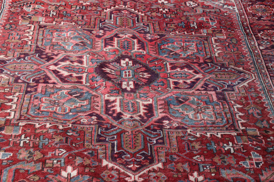 Heriz Rug, Persian Design Rug, Natural Multi, Wool Rug